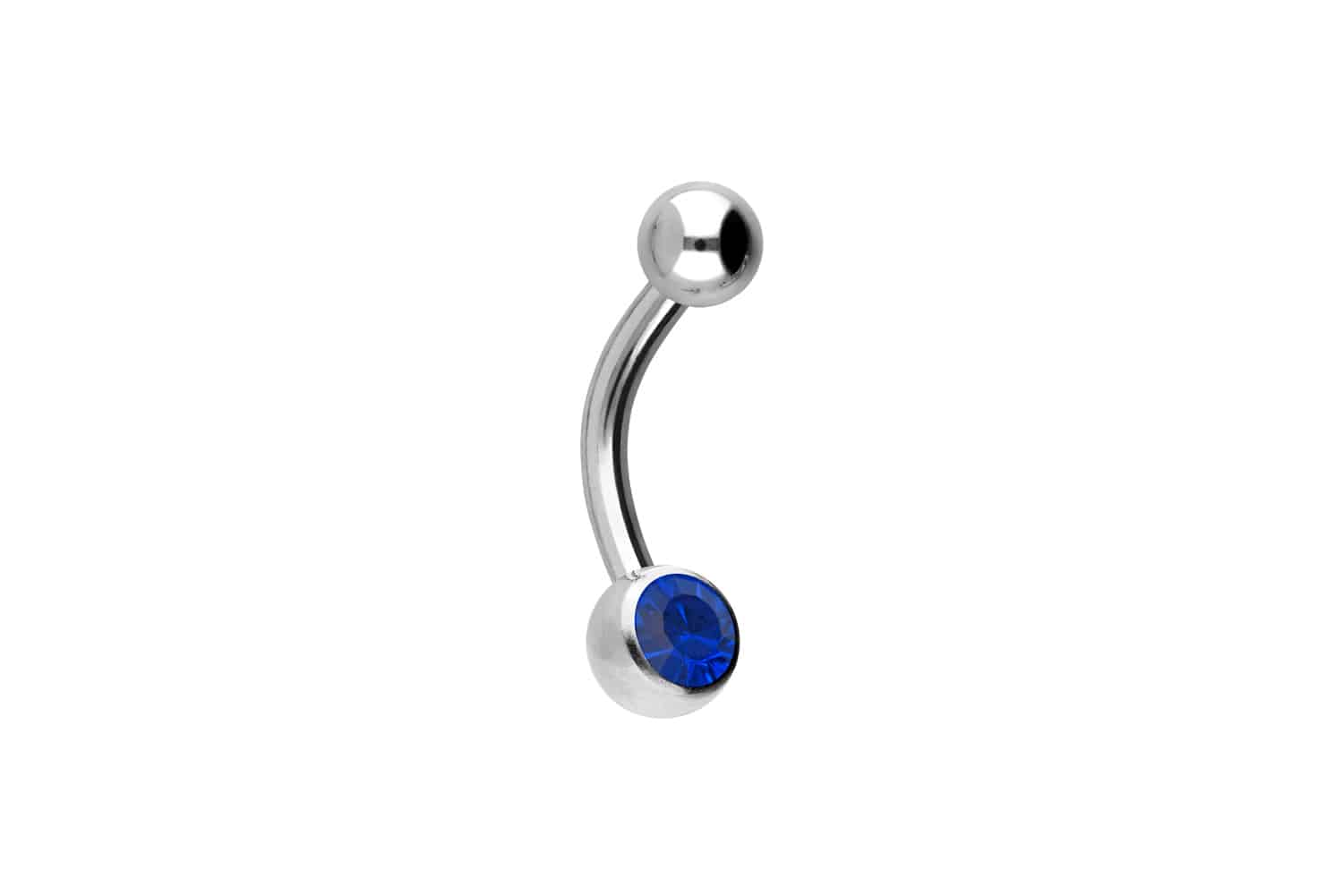 Titan Mini Bananabell Piercing KRISTALL
